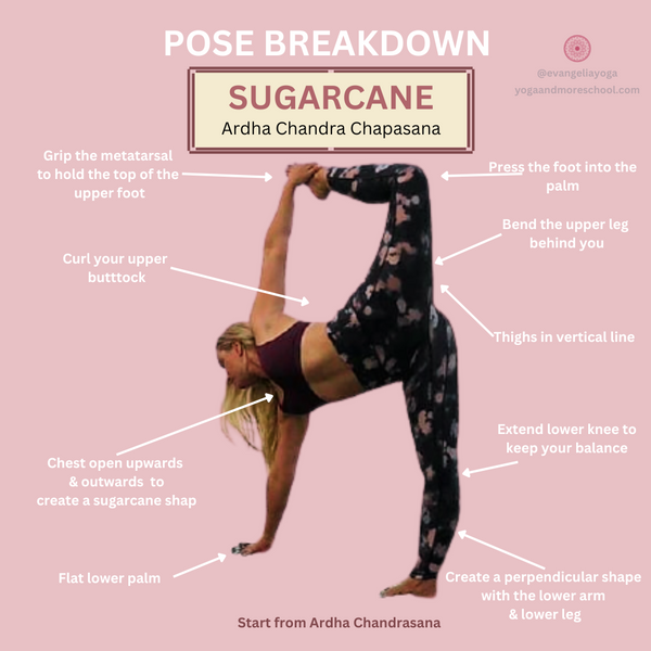 POSE BREAKDOWN - SUGARCANE (Ardha Chandra Chapasana)